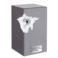 Ceramiczna urna na prochy, artystyczna urna kremacyjna  / Plakietka