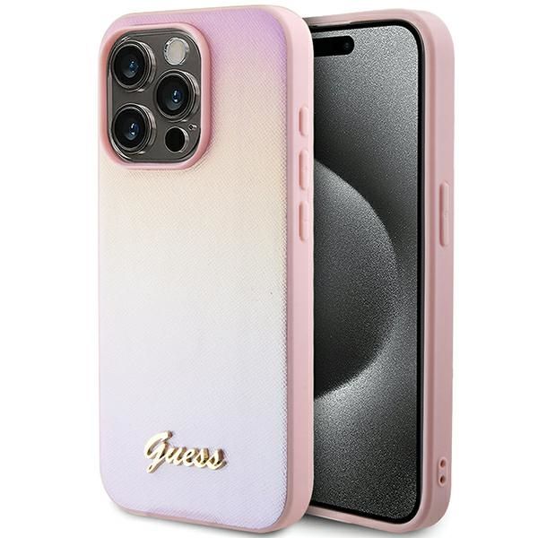 Etui Guess do iPhone 14 Pro Max, Różowy zdjęcie 1