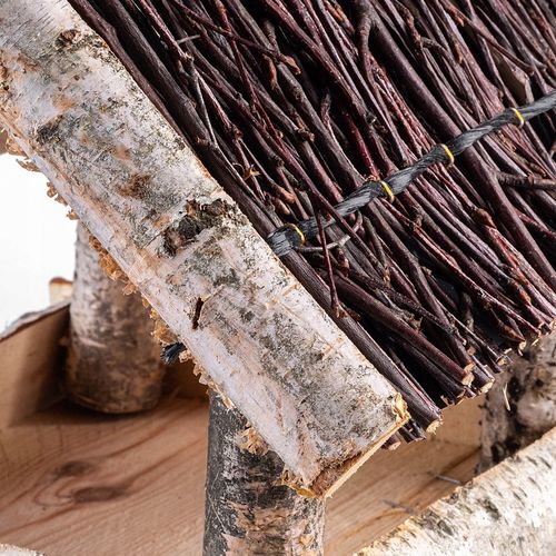 KARMNIK DLA PTAKÓW DUŻY XXL DOMEK DREWNIANY WISZĄCY BUDKA OZDOBA DO na Arena.pl