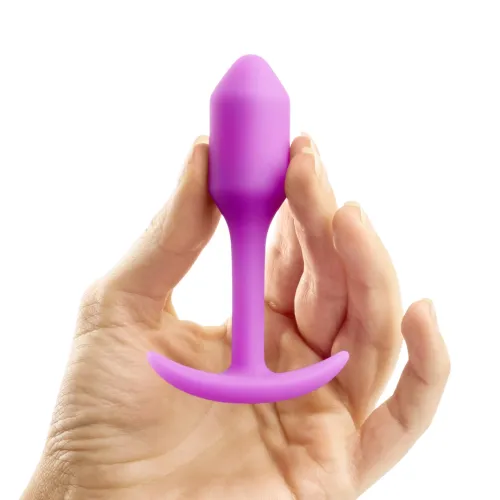 b-vibe snug plug 1 fuchsia silikonowy anatomiczny korek 54g na Arena.pl