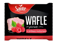 SANTE WAFLE RYŻOWE Z POLEWĄ MALINOWĄ 24G