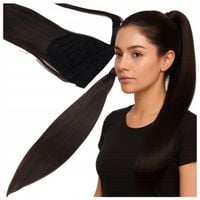 Włosy Syntetyczne Doczepiane Kucyk Kitka Dopinka Treska 60 cm jak Naturalne