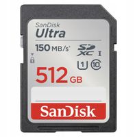 Karta SD Sandisk 512GB SDXC Ultra 150MB/s C10 UHS-I