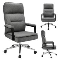 fotel biurowy sego tkanina jasny szary