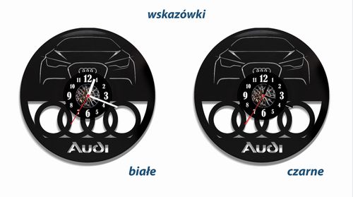 Zegar ścienny z płyty winylowej Audi 69.2 na Arena.pl