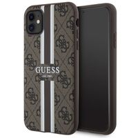 Guess GUHMN61P4RPSW iPhone 11 / Xr brązowy/brown hardcase 4G Printed