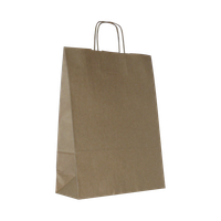 Torba papierowa 32 x 12 x 41 cm, 100 szt. beżowa AWIH