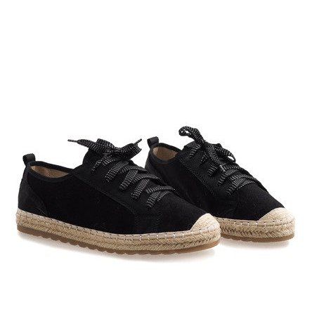 Czarne espadryle sznurowane BB02P r.37 na Arena.pl