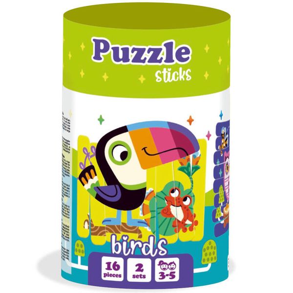 Puzzle Edukacyjne Patyczki Ptaki Rk1090-04 zdjęcie 6