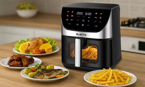 AIR FRYER FRYTKOWNICA BEZTŁUSZCZOWA DUŻA 8L 2000W APLIKACJA WIFI NA na Arena.pl