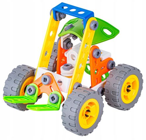 KLOCKI KONSTRUKCYJNE POJAZD BUDOWLANY DO SKRĘCANIA na Arena.pl