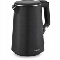 Czajnik bezprzewodowy Sencor SWK0551BK 2200W 1.7L podwójne ścianki czarny