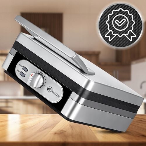 MOCNA GOFROWNICA MYLCON Z REGULACJĄ TEMPERATURY 2 DUŻE CHRUPIĄCE GOFRY na Arena.pl