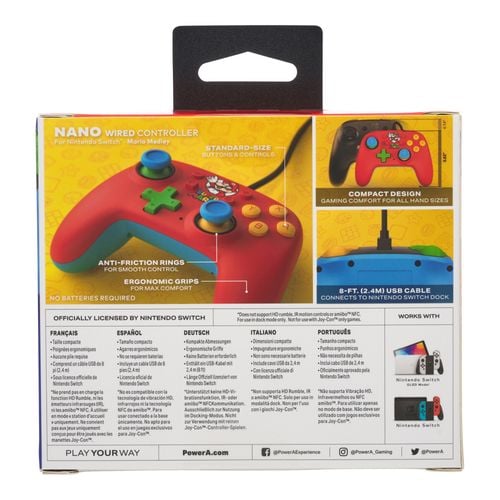 Gamepad PowerA NANO Mario Medley Nintendo Switch na Arena.pl