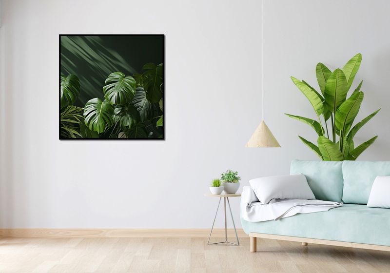 Plakat 90x90cm Szepczące Liście zdjęcie 4