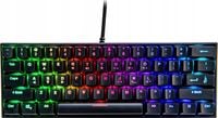 Klawiatura przewodowa SureFire KingPin M1 gamingowa 60% RGB QWERTY English
