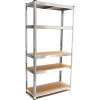 Regał magazynowy GEKO 180×90×40 cm 175 kg na półkę metalowy 5 półek
