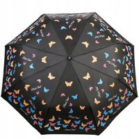 Parasol damski MAGICZNY zmieniający kolor parasolka damska motyle