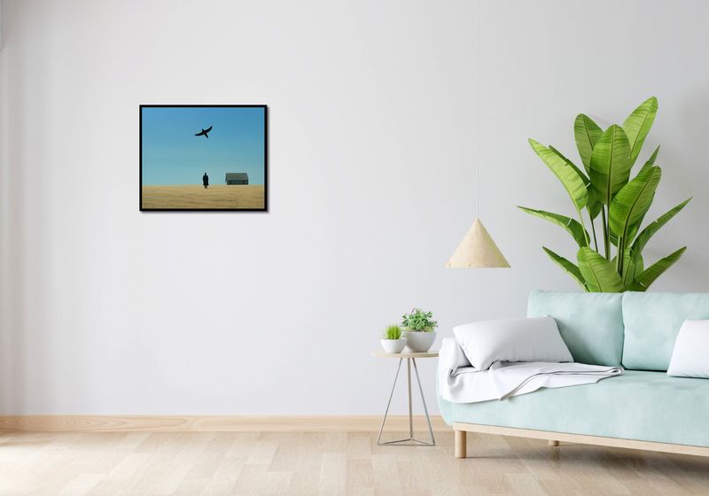 Plakat 60x50cm Samotny i Wolny zdjęcie 4