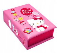 2 x Pudełko na biżuterię Hello Kitty do zabawy dla dziecka 110 x 150 x 50 m