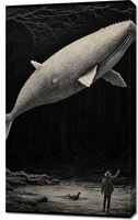 Obraz 60x100cm Biały Wieloryb