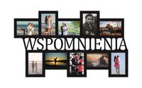 Multirama ramka na zdjęcia z napisem  Wspomnienia  mdf 10 zdjęć