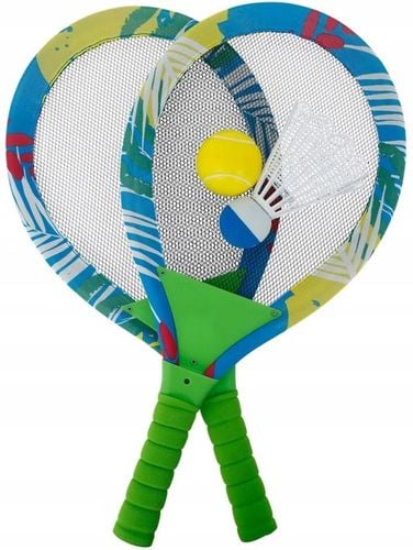 RAKIETKI PALETKI BADMINTON TENIS PLAŻOWY KOMETKA na Arena.pl