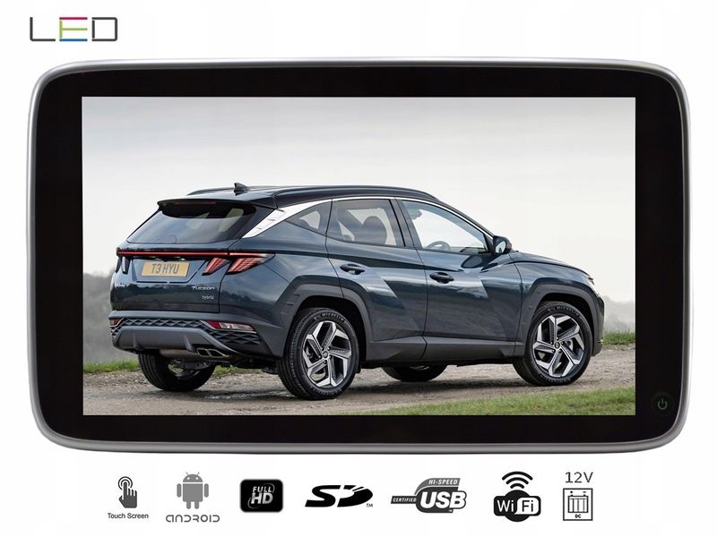 Monitor zagłówkowy 12'' FHD ANDROID WiFi Bluetooth zdjęcie 2