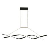 LAMPA WISZĄCA LED KONO 33W CZARNA 4000K 360 STOPNI SMD