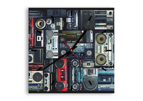 Zegar Ścienny - Technika Magnetofon - 30X30 Cm - C3Ac30X30-3875 na Arena.pl