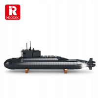 ZESTAW KLOCKÓW REOBRIX 800 Strategiczna Łódź Podwodna DUŻY ATOMOWY LED 1498