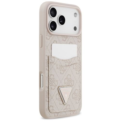 Etui Guess 4G Double Card Triangle do iPhone 17 Pro Max różowy na Arena.pl
