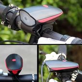 Lampka Rowerowa Led Przód Do Roweru Usb Klakson