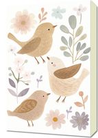 Obraz 40x60cm Wzory dla Dzieci, Dziewczynki i Chłopca - Ptaszki