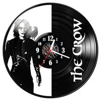 Zegar ścienny z płyty winylowej The crow 848.14