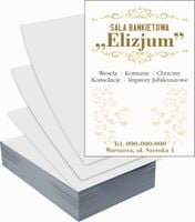 Ulotki A6 reklamowe firmowe 5000szt różne wzory do wyboru SALA BANKIETOWA