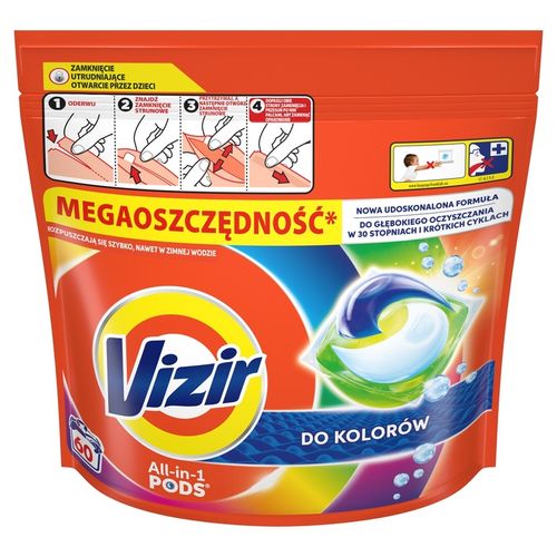 Vizir ALL-in-1 PODS Kapsułki do prania Color 60 szt. na Arena.pl