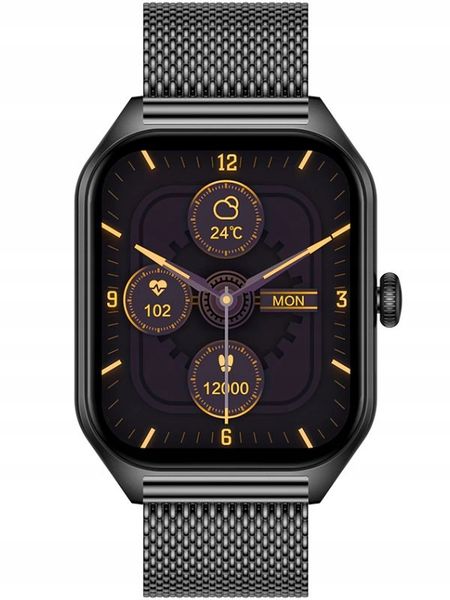 Smartwatch niktrade 206478329 czarny zdjęcie 2