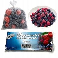 Woreczki na mrozonki do mrożenia i przechowywania 22x26 cm 50 szt