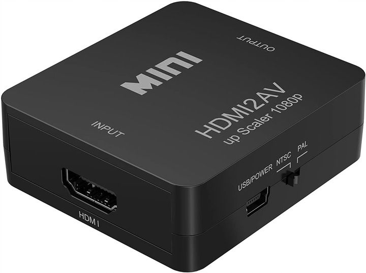 ADAPTER KONWERTER HDMI 1080p DO AV 3xRCA CVBS CINCH zdjęcie 2