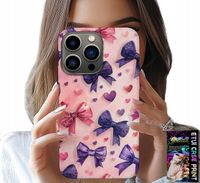 ETUI DO IPHONE 15 PRO - KOLOROWE WSTĄŻKI WSTĄŻKA WZORY + SZKŁO
