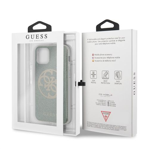 Guess Circle Glitter 4G Etui do iPhone 11 Pro (khaki) na Arena.pl