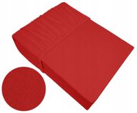 Prześcieradło frotte z gumką 120x200 Bielbaw czerwone
