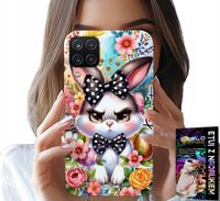 ETUI DO SAMSUNG GALAXY A22 5G - KRÓLIK WIELKANOCNY, ZAJĄC, JAJKA + SZKŁO