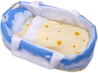 Nosidełko BOBO dla lalki do 35 cm granatowe chmurki