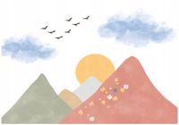 Fototapeta Na Flizelinie Dla Dzieci Góry 250x175