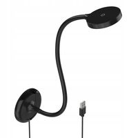 Lampka Nocna LED do Czytania, Ściemniana, USB - Lampka Biurkowa / Kinkiet