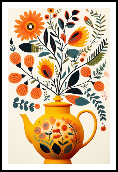 Plakat 56,6x86,4cm Bujna Herbata zdjęcie 3