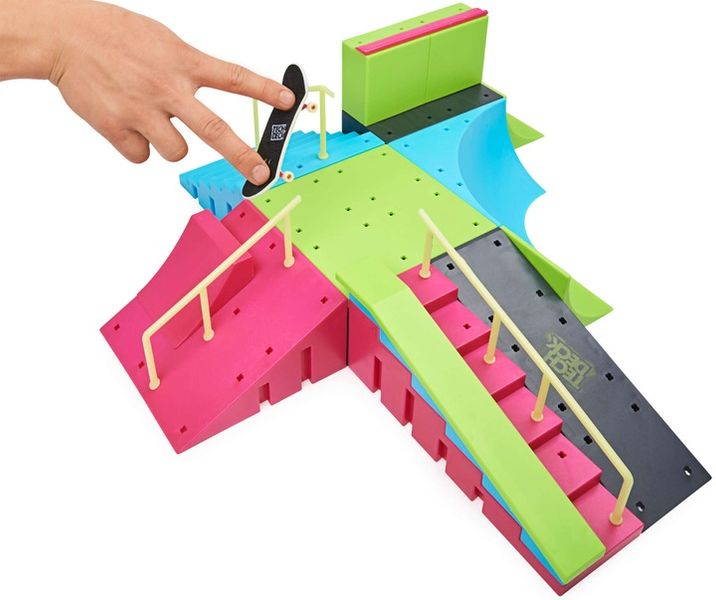 TECH DECK RAMPA NEON PARK DESKOROLKI SKATEPARK zdjęcie 4