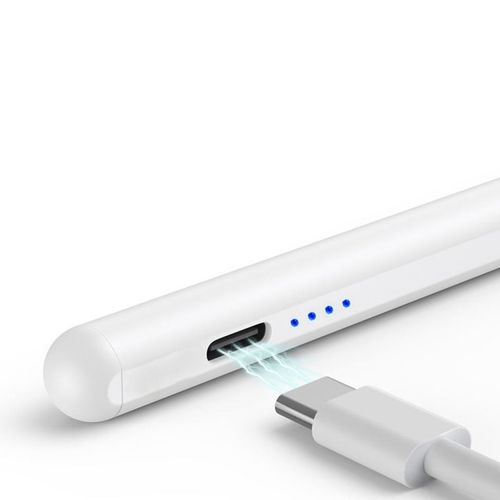 Rysik pojemnościowy aktywny dotykowy do tabletu telefonu Stylus Pen biały na Arena.pl